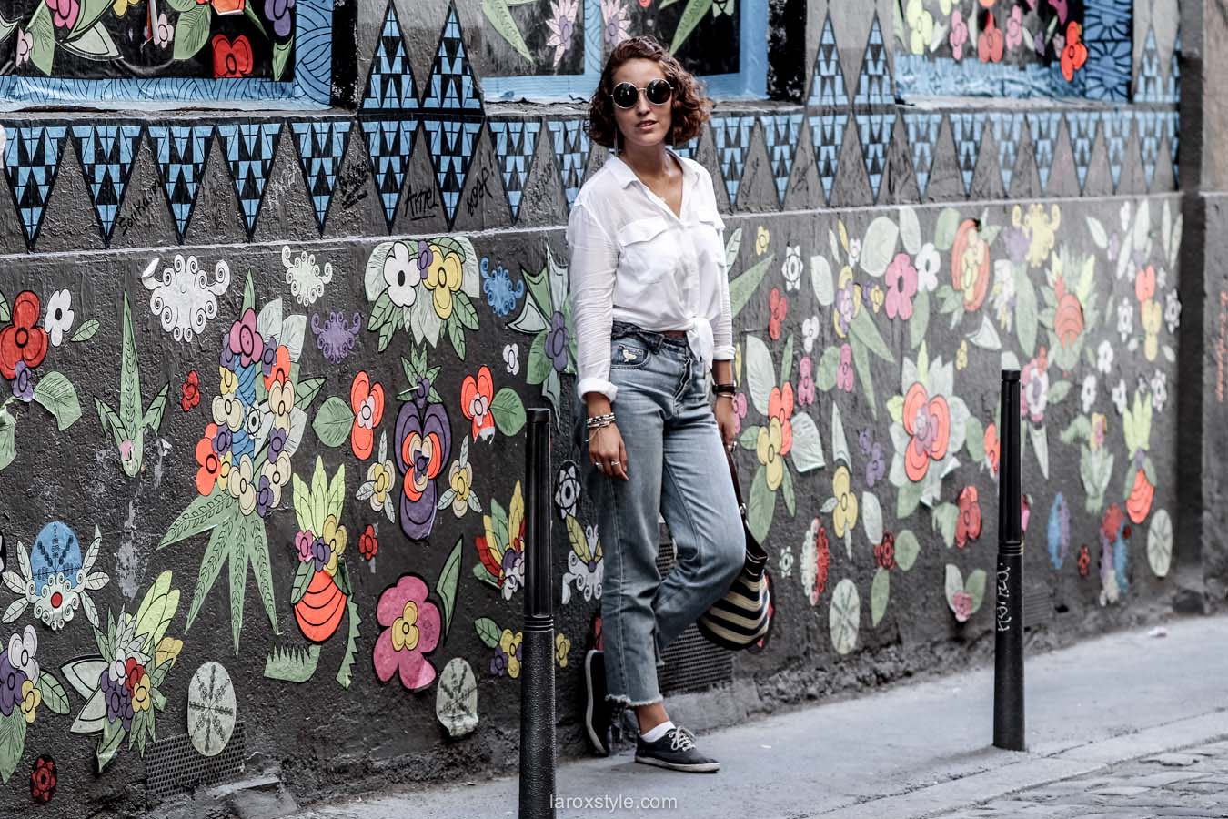 chemise blanche nouee - laroxstyle - blog mode lyon