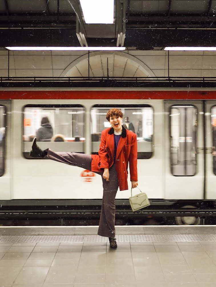 shooting dans le metro - subway photoshoot inspiration